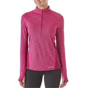 Patagonia All Weather Zip Neck Long Sleeve Top cc.